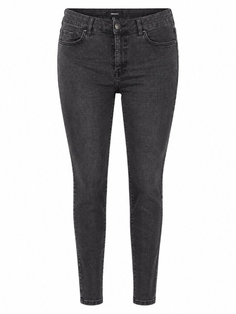 Forever 21 Women's Size 14 Black High Rise Skinny Jeans Stretch Denim